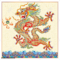 腾龙分层设计喷绘图案