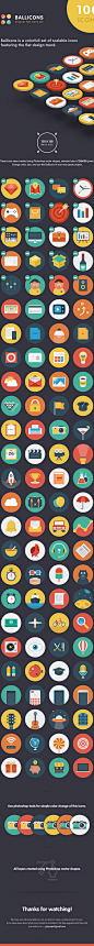 Ballicons — original flat icons on Behance