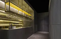 佛山‘川隈杂谈’餐厅,入口至内部的通道. © 曹浩昌, 巴松杨