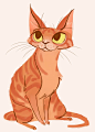 One of the many awesome digital sketches on Daily Cat Drawings Tumblr | You need to see this!: