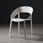 北欧塑料椅子靠背餐桌凳简易彩色可叠放家用简约现代加厚休闲餐椅-淘宝网
