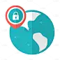 ICON-扁平面性网络安全图标3