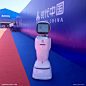 网红机器人互动 江西省图书馆吵架同款机器人 