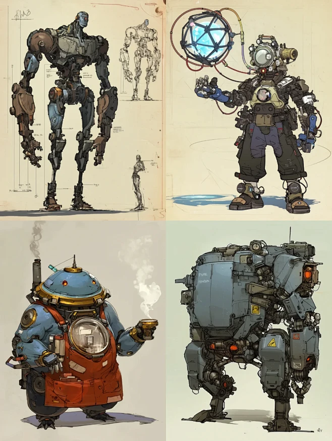 概念｜奇幻角色｜沙漠蒸汽朋克｜ - 小红...