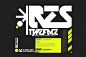 Y2k复古千禧风未来派工业机能风英文装饰字体 HVNTER. - RESET Typeface :  