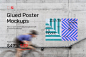 城市街头广告褶皱效果海报传单设计样机模板 Glued Poster Mockups Scene Generator :  