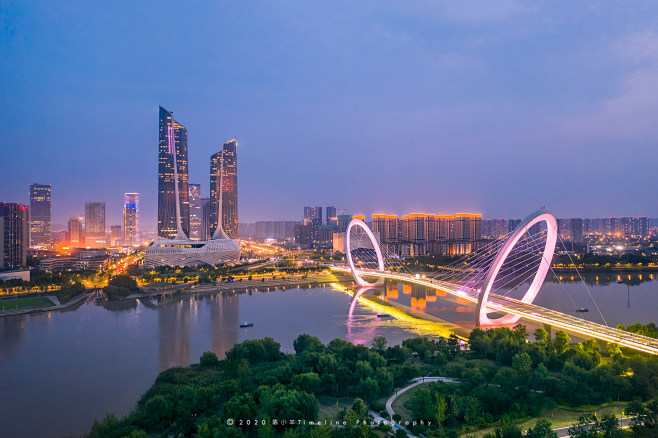 南京地标——南京眼夜景