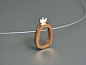 希腊原创设计师Kostas 纯银镀金立体皇冠项圈锁骨项链 做我的女王-淘宝网