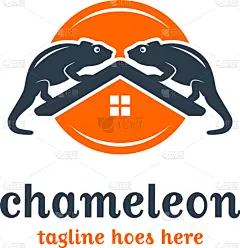 动物,品牌名称,变色龙,式样,活力,可爱的,几何形状,野生动物,现代,蜥蜴