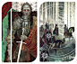 《Dragon Age Inquisition Tarot》虽然龙腾世纪的游戏我不太爱玩，但是对里面的塔罗牌真是一见钟情，无论是从平面构成的角度还是从绘画的角度。另外必须要夸赞一下Pinterest升级后的图片搜索功能，基本上可以不用google了。更多搜索结果戳这里→OPinterest ；ODragon Age Inquisition Tarot