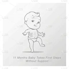 月,小的,可爱的,人生大事,尿布,女婴,床上用品,儿童,童年,生长