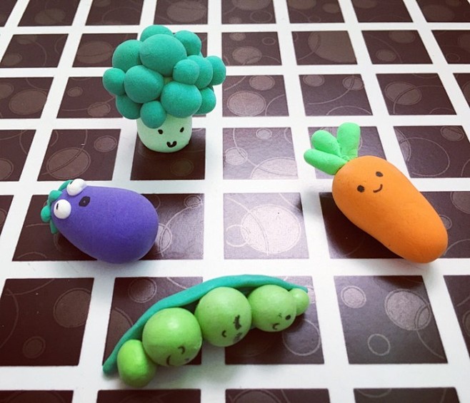 软陶小蔬菜diy超轻粘土粘土黏土手工制作可接受订制