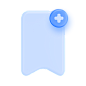 New Bookmark 3D Illustration