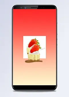 草莓蛋糕壁纸