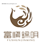 房地产标志设计 凤凰标志 富顺锦明 logo设计 在线logo制作 #矢量素材# ★★★http://www.sucaifengbao.com/vector/logo/