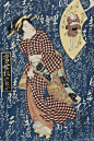 插图与艺术创意Tosei Matsu no. Ukiyo-e woodblock print, about 1830’s, Japan, by artist Keisai Eisen.