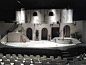 A good look at the entire set of La Junta's Much Ado About Nothing from the top of the theater. Directed by Kelly Jo Smith, Set design/construction by Joe Trainor.