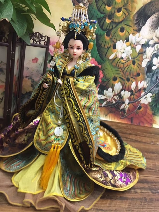 锦府古装娃娃十二关节武则天女皇帝摆件礼物精致手工品中国芭比淘宝网