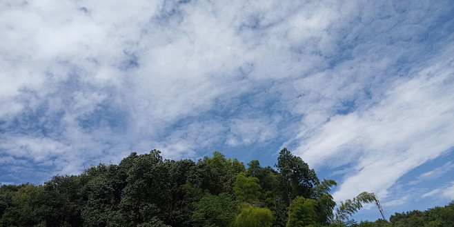 夏空很蓝