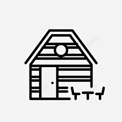 避暑山庄建筑平房图标 免费下载 页面网页 平面电商 创意素材