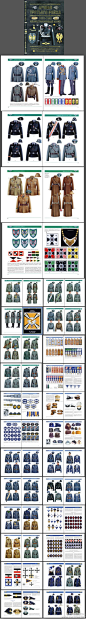 【Армия Третьего Рейха 1933-1945 第三帝国军队服装图鉴】这本是个人目前看过彩色版本里边比较详细的图量很大，可惜除了是俄文的，但是当成图鉴来看是绝对没问题的，不仅军装的款式，军帽，绶带，军功章，军衔等细节一应俱全，209页PDF格式，下载地址：http://t.cn/Sq9zqa