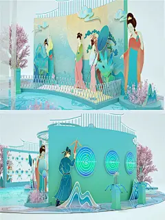 唐宋风格创意集市·美陈设计｜项目分享