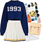 A fashion look from September 2015 featuring sweatshirts hoodies, knee length skirts and backpacks bags. Browse and shop related looks.