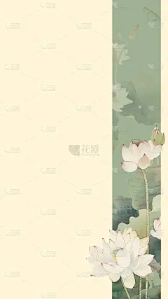 花瓣素材_中国风通用古风花朵宣纸国画背景图片素材_193462437