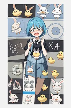 数字艺术多格漫画卡通漫画漫画手绘漫画手-众图网