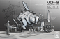 CONCEPT SHIPS - MDF - 18, Shane Molina : MDF "MISSILE DEFENSE FIGHTER" - 18 - M3TECH. 
Concept Ship for a personal project.