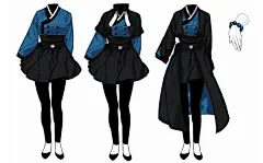 如何设计动漫人物服饰？教你画出属于自己的人物服饰！-【绘画技法】-微元素 - Element3ds.com!