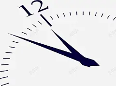 手绘蓝色时钟高清素材 设计图片 页面网页 平面电商 创意素材 png素材