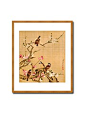 爱艺术iart 家居装饰画 喜上眉梢 50*60cm  风水系列 实木框