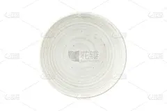 白色的古董陶瓷碗 （顶视图)