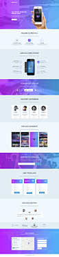 AppsWorld - Apps Landing PSD Template