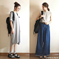 ※ Style Icon ※ 来自日本的28岁轻熟女孩的素净文艺范穿搭，这种舒服温婉的气质好耐看～ 比例抓得妙完全看不出来身高只有160CM呢～ （cr：nanaxxx）