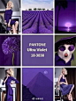 Pantone新发布的2018年度流行色：Ultra Violet紫外光色～ 非常亮眼又神秘的颜色，你会穿吗  ​ ​​​​ 