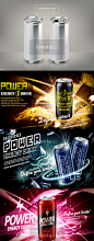 功能性饮料快速补充能量啤酒宣传广告图海报矢量设计素材922106-淘宝网