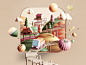 Apple- Best of October autumn photoshop cgi adobe colors abstract cinema4d set geometric render design c4d 3d illustration ui ui-ux applicaiton app appstore apple