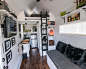 Shoebox Tiny Home eclectic-living-room