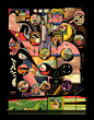 personal project Character design  Drawing  poster art surreal flat freestyle doodle imaginary Stream of Consciousness