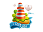 Summer Icon Set : For Kiss Kiss app