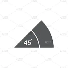 符号,计算机图标,矢量,角度,白色背景,数字45,文凭,分离着色,尖利,数据