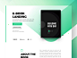 Ebook Shop Landing | Divi Layout landing page ui ux website minimal design creative color high contrast rounded corner angular gradient ebook cover download mockup ebooks download free freebie shop ebook