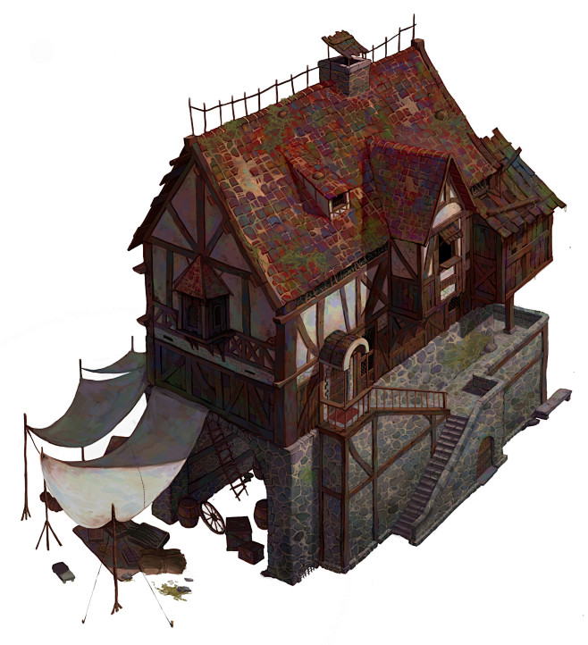 medieval house, hae ...