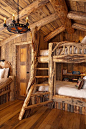 Cabin Bunk Beds, Big Sky, Montana
photo via benjamin