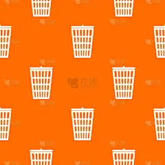 垃圾筒,式样,篮子,几何形状,图像,壁纸,垃圾,垃圾桶,矢量,重复