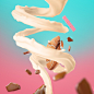 Wedel : A dreamy, surreal experience captured in four 10 sec. long animations for the launch of Wedel Ice Cream. We’ve teamed up with Ogilvy to design a place where abstract laws of physics apply. Enjoy!