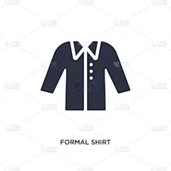 衬衫,白色背景,计算机图标,简单,分离着色,衣服,制服,商务,高雅,男人