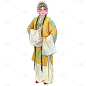水彩手绘-戏曲人物意贴纸6